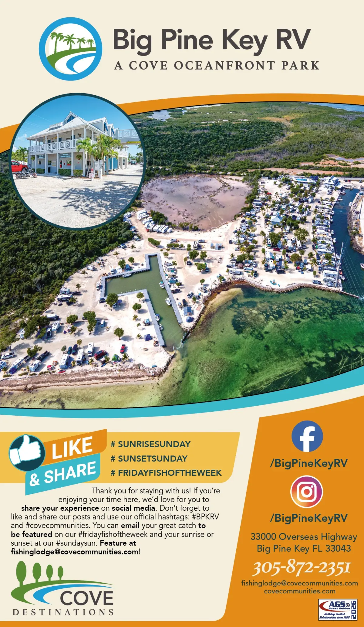 Big Pine Key RV brochure cover