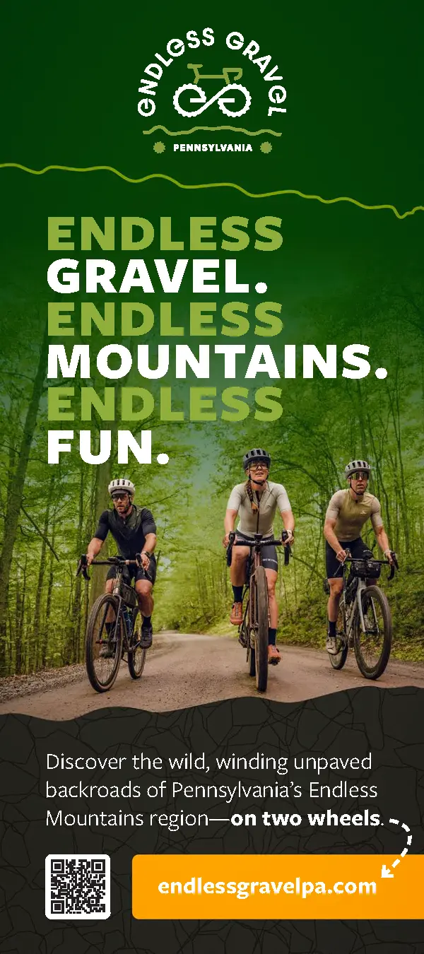 Endless Mtns Visitor Bureau Endless Gravel brochure cover