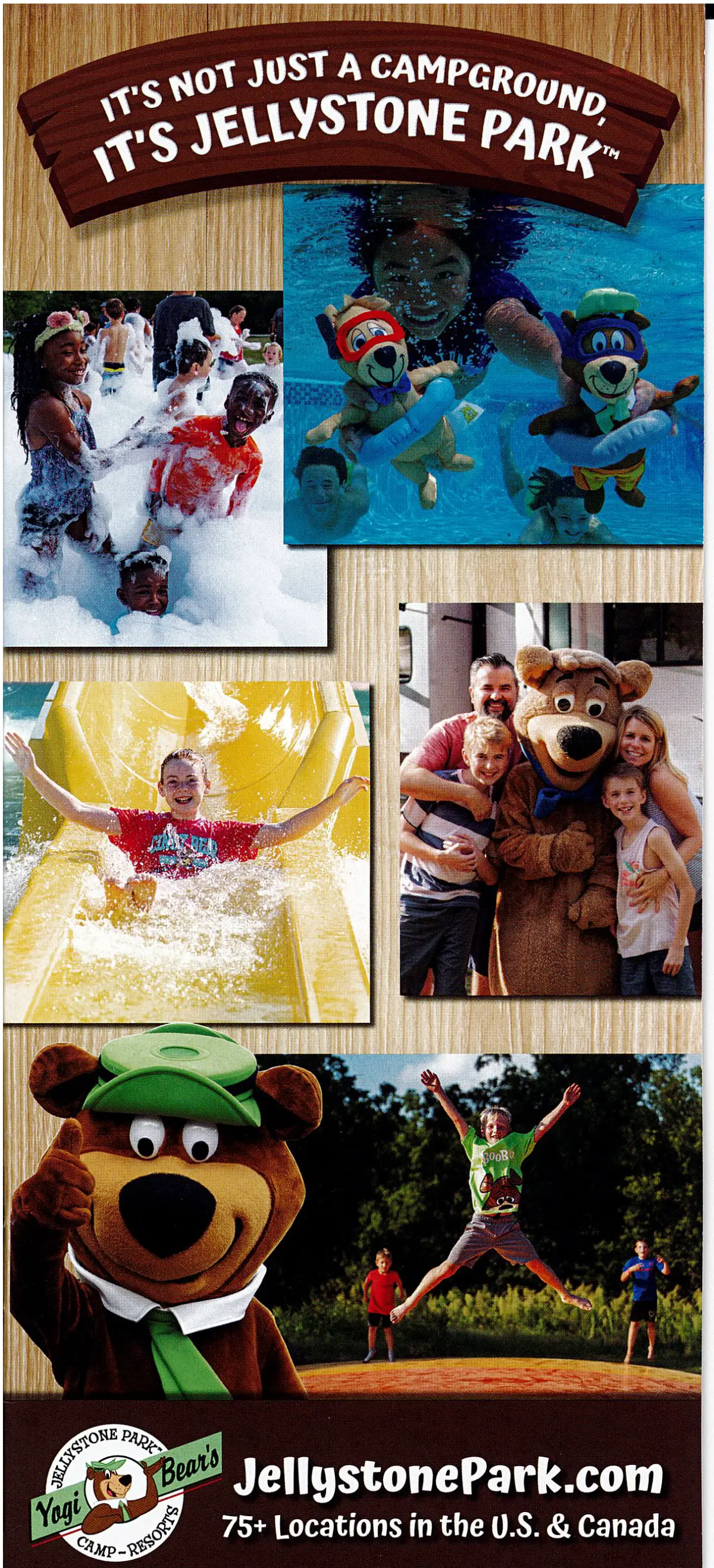 Camp Jellystone brochure cover